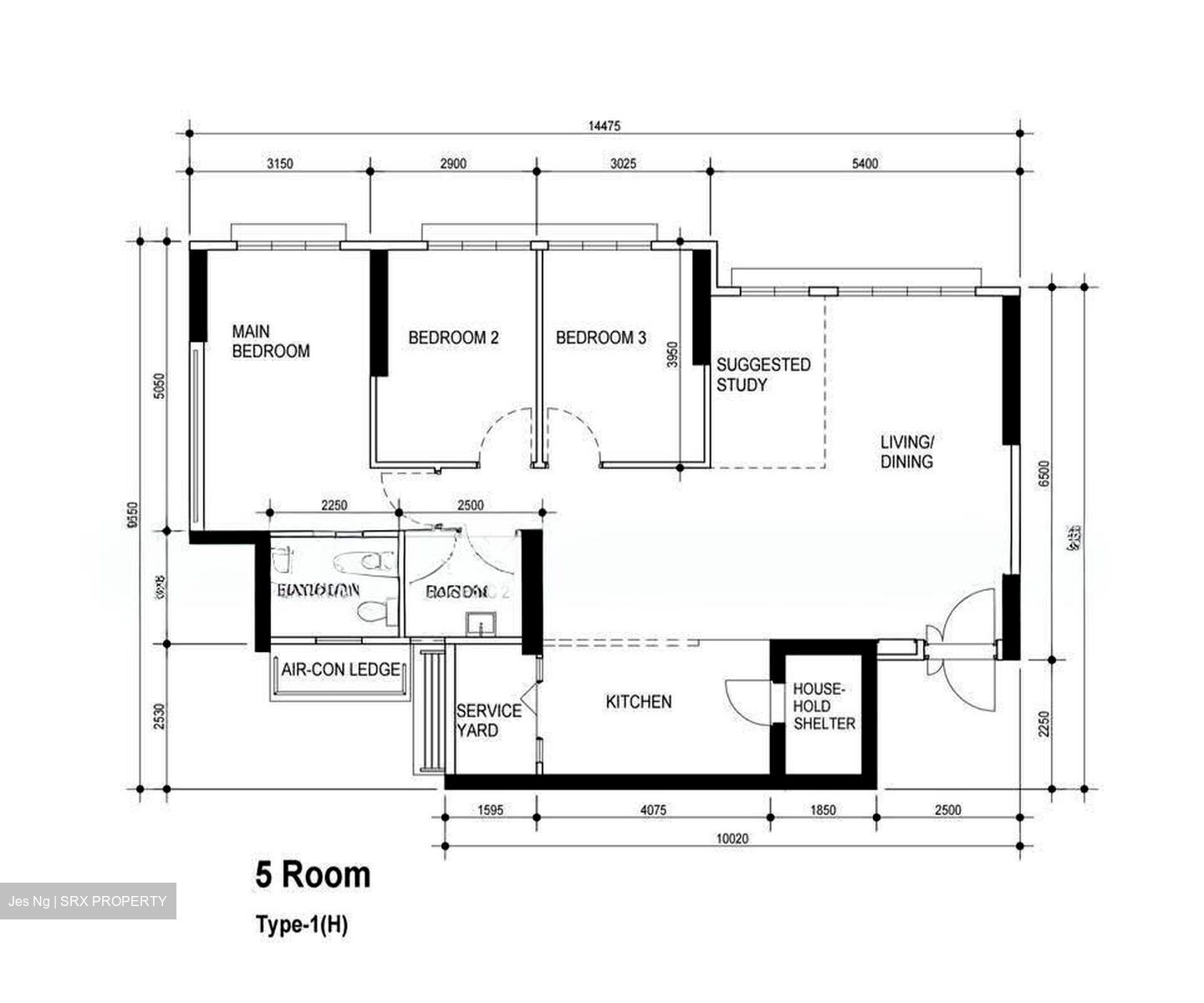 Blk 126B Eastdelta @ Canberra (Sembawang), HDB 5 Rooms #613003581